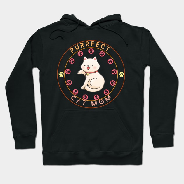 Purrfect Cat Mom Hoodie by NICHE&NICHE